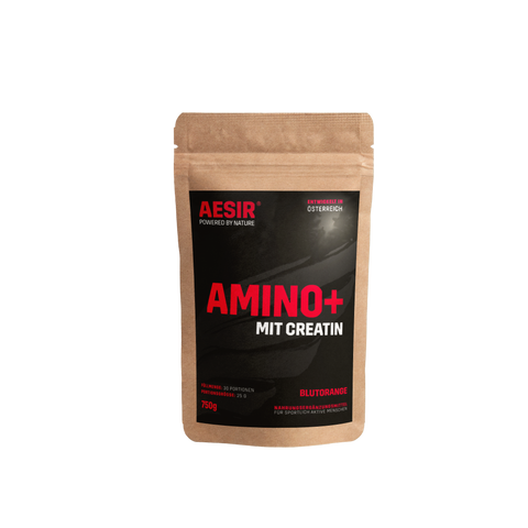 AMINO+ CREATIN von AESIR Nutrition. Muskelaufbau, Leistungssteigerung, BCAA, Zink, Reishi, Schisandra, Selen